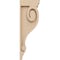 Ekena Millwork 3"W x 6"D x 18"H Thin Scroll Rough Cedar Woodgrain TimberThane Corbel, Primed Tan CORUR03X06X18SCRRCPR - alternate 6